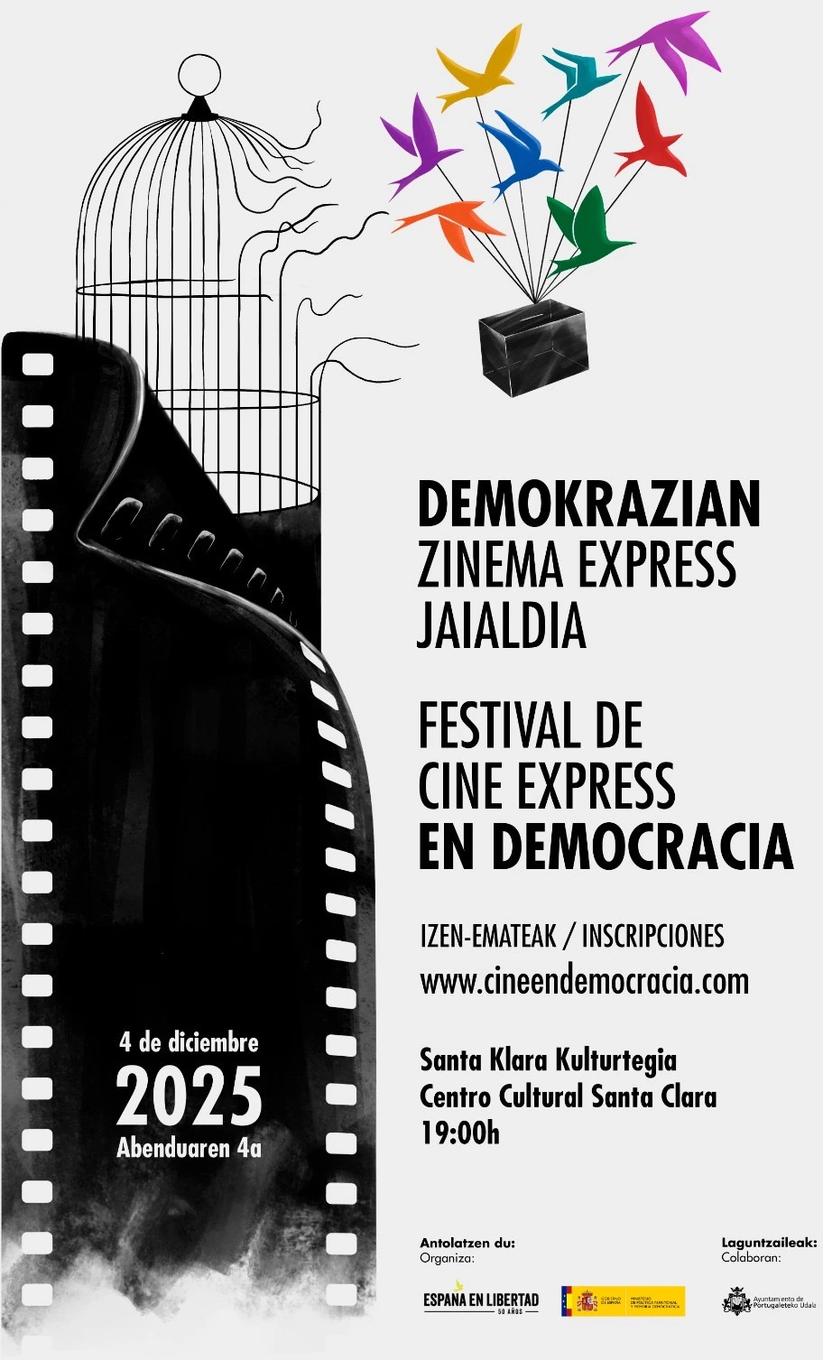 Banner - Festival Cine Express - En Democracia